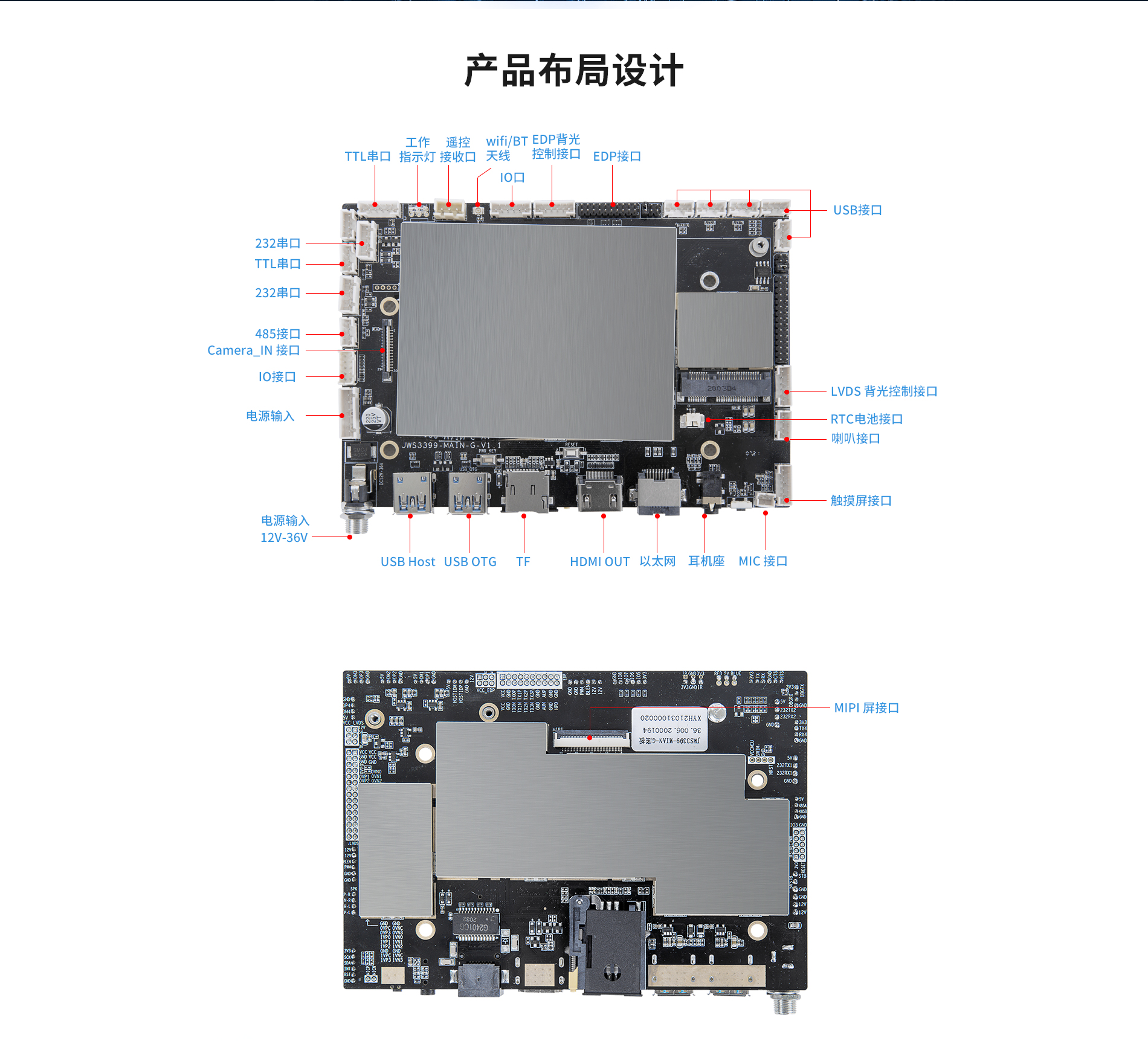 3399安卓工業(yè)主板 3399安卓工業(yè)主板